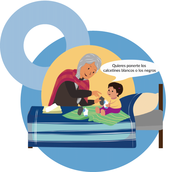 Niñas/os de de 3 a 4 años